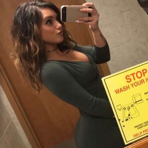 Emerald green mini dress